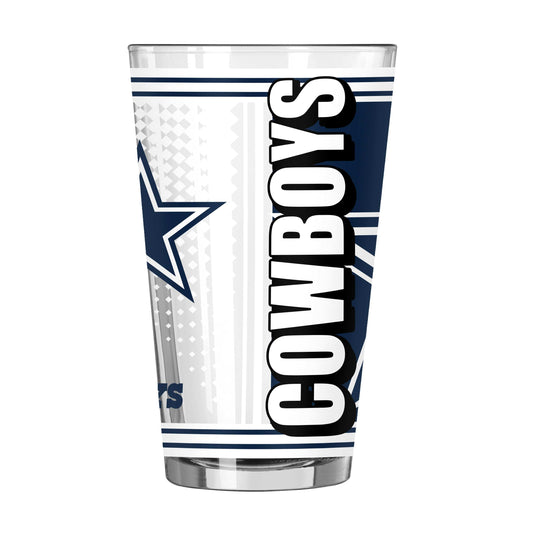 Dallas Cowboys 16oz Hero Pint Glass - Logo Brands - Flyclothing LLC