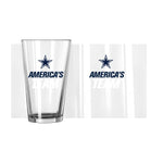 Dallas Cowboys 16oz Slogan Pint Glass - Logo Brands - Flyclothing LLC