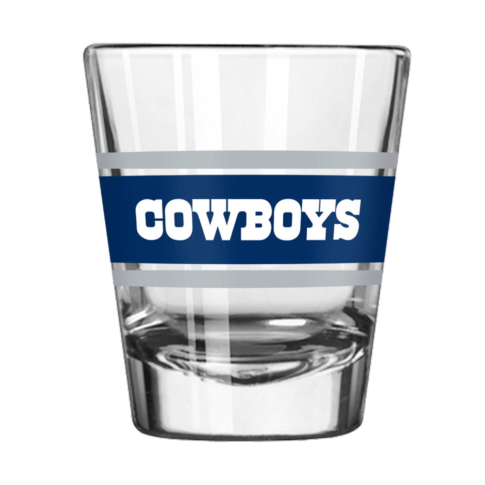 Dallas Cowboys 2oz Stripe Shot Glass - Logo Brands - Flyclothing LLC