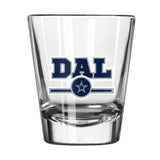 Dallas Cowboys 2oz Letterman Shot Glass - Logo Brands - Flyclothing LLC