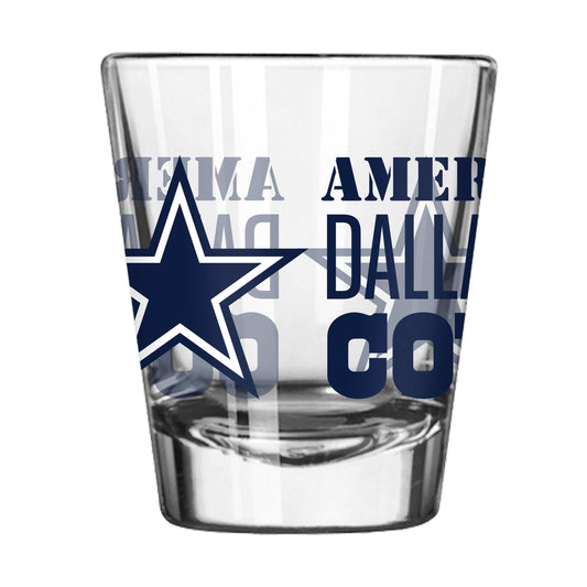 Dallas Cowboys 2oz Spirit Shot Glass - Logo Brands - Flyclothing LLC