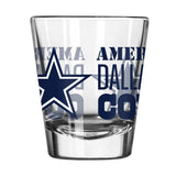 Dallas Cowboys 2oz Spirit Shot Glass - Logo Brands - Flyclothing LLC