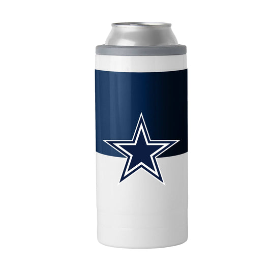 Dallas Cowboys 12oz Colorblock Slim Can Coolie - Logo Brands - Flyclothing LLC
