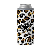 Dallas Cowboys 12oz Neutral Leopard Slim Can Coolie - Logo Brands - Flyclothing LLC