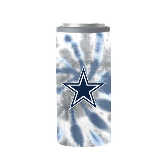 Dallas Cowboys 12oz Tie Dye Slim Can Coolie - Logo Brands - Flyclothing LLC