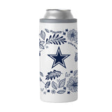 Dallas Cowboys 12oz Botanical Slim Can Coolie - Logo Brands - Flyclothing LLC