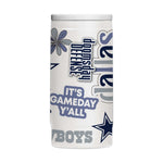 Dallas Cowboys 12oz Native Powdercoat SlimCan Coolie - Logo Brands - Flyclothing LLC