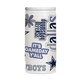 Dallas Cowboys 12oz Native Powdercoat SlimCan Coolie - Logo Brands - Flyclothing LLC