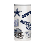 Dallas Cowboys 12oz Native Powdercoat SlimCan Coolie - Logo Brands - Flyclothing LLC