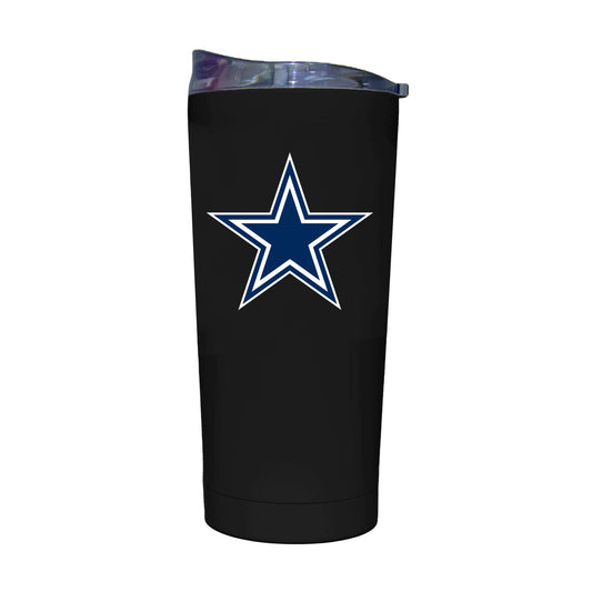 Dallas Cowboys Black 20oz Soft Touch Tumbler - Logo Brands - Flyclothing LLC
