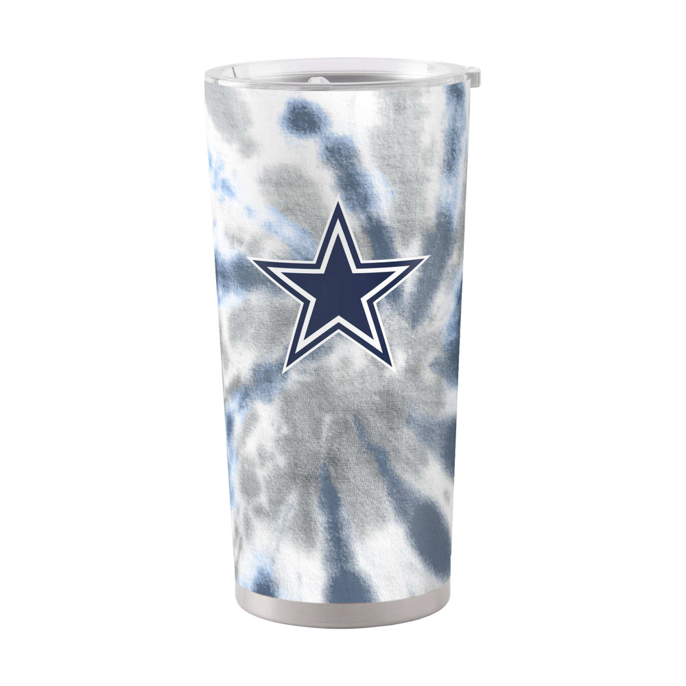 Dallas Cowboys 20oz Tie Dye Stainless Steel Tumbler - Logo Brands - Flyclothing LLC