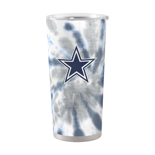 Dallas Cowboys 20oz Tie Dye Stainless Steel Tumbler - Logo Brands - Flyclothing LLC