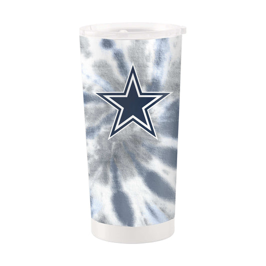 Dallas Cowboys 20oz Tie Dye Stainless Steel Tumbler - Logo Brands - Flyclothing LLC