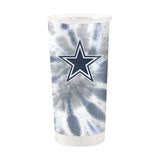 Dallas Cowboys 20oz Tie Dye Stainless Steel Tumbler - Logo Brands - Flyclothing LLC