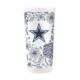Dallas Cowboys 20oz Botanical Stainless Steel Tumbler - Logo Brands - Flyclothing LLC