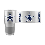 Dallas Cowboys Silver 30oz Gameday Stainless Steel Tumbler - Logo Brands - Flyclothing LLC