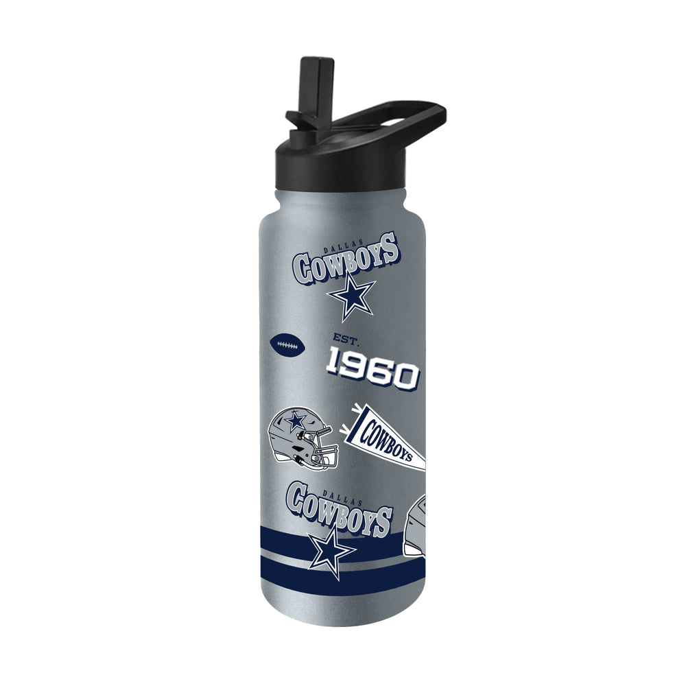 Dallas Cowboys 34oz Stone TJ Maxx Native Quencher Bottle - Logo Brands - Flyclothing LLC