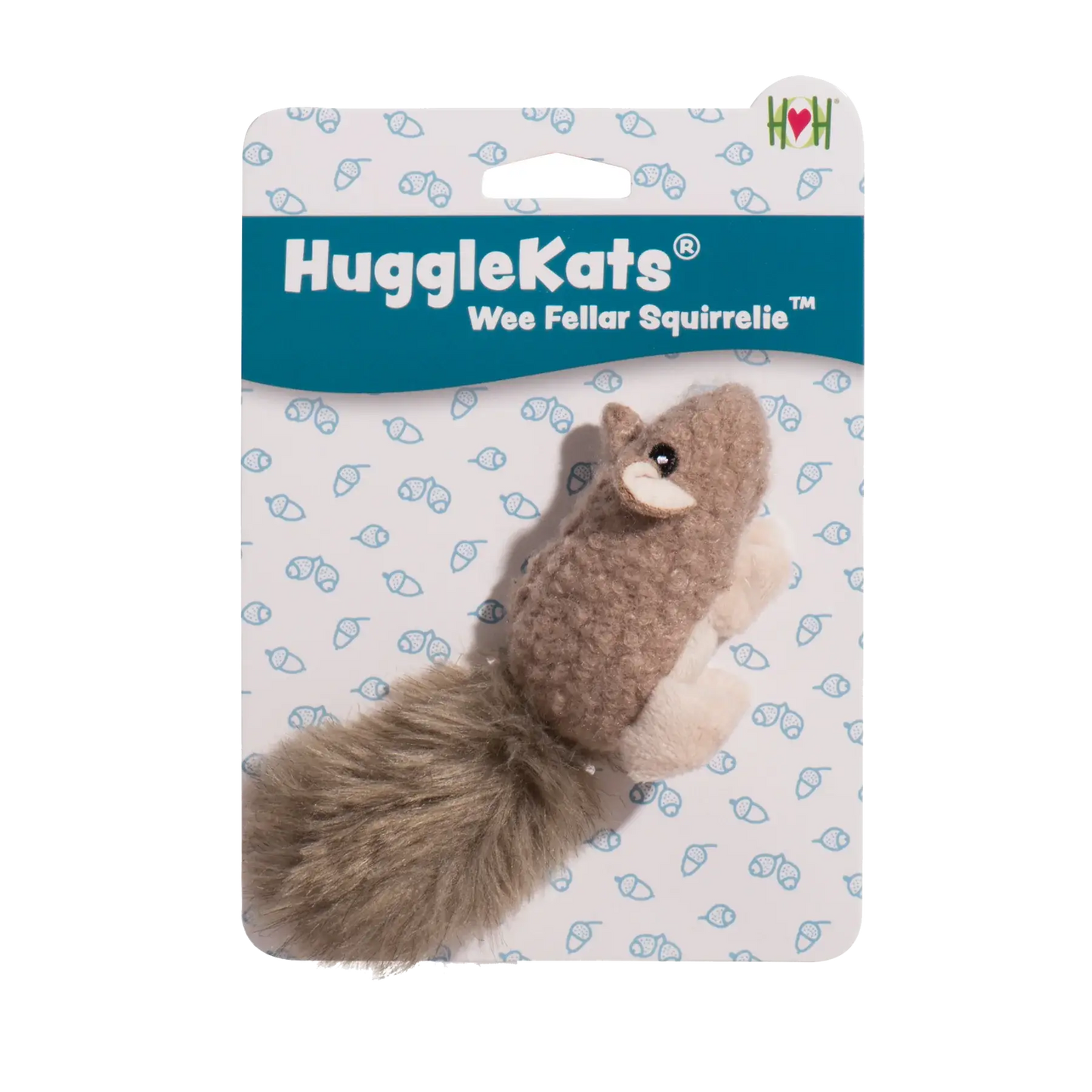 HuggleKats® Wee Fellar Squirrelie Cat Toy - HuggleHounds - Flyclothing LLC
