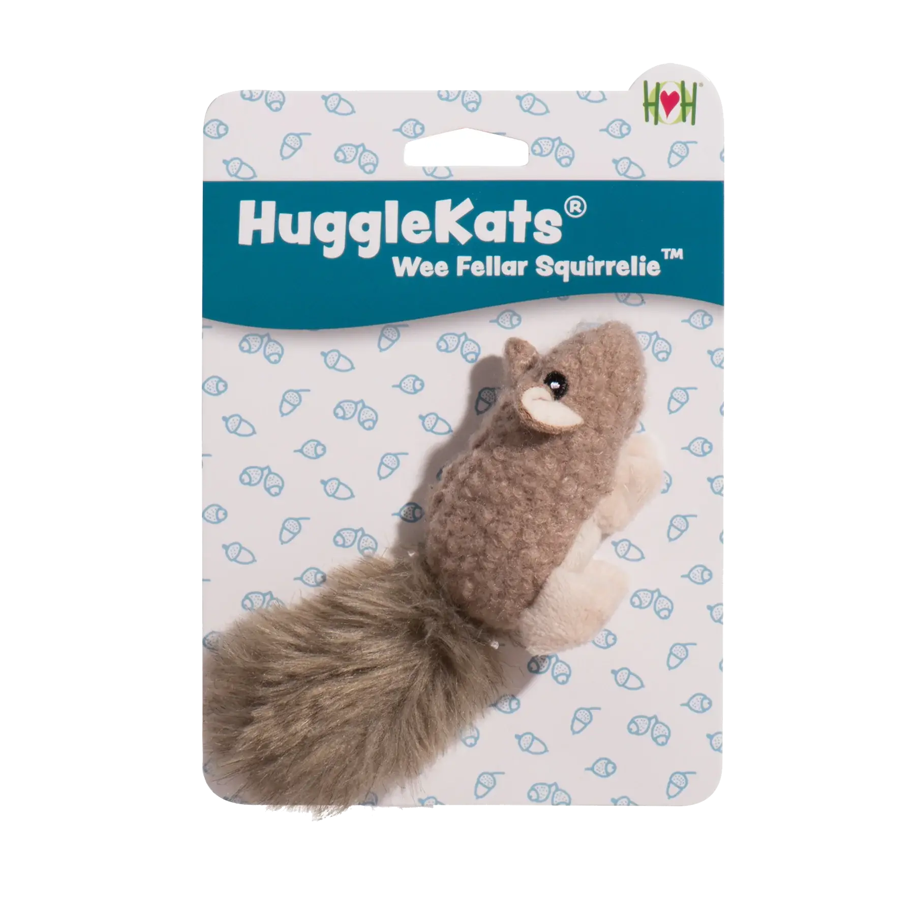 HuggleKats® Wee Fellar Squirrelie Cat Toy - HuggleHounds - Flyclothing LLC