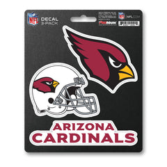Arizona Cardinals 3 Piece Decal Sticker Set - Arizona Cardinals