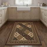 9' Red And Black Moroccan Runner Rug - Homeroots - Flyclothing LLC