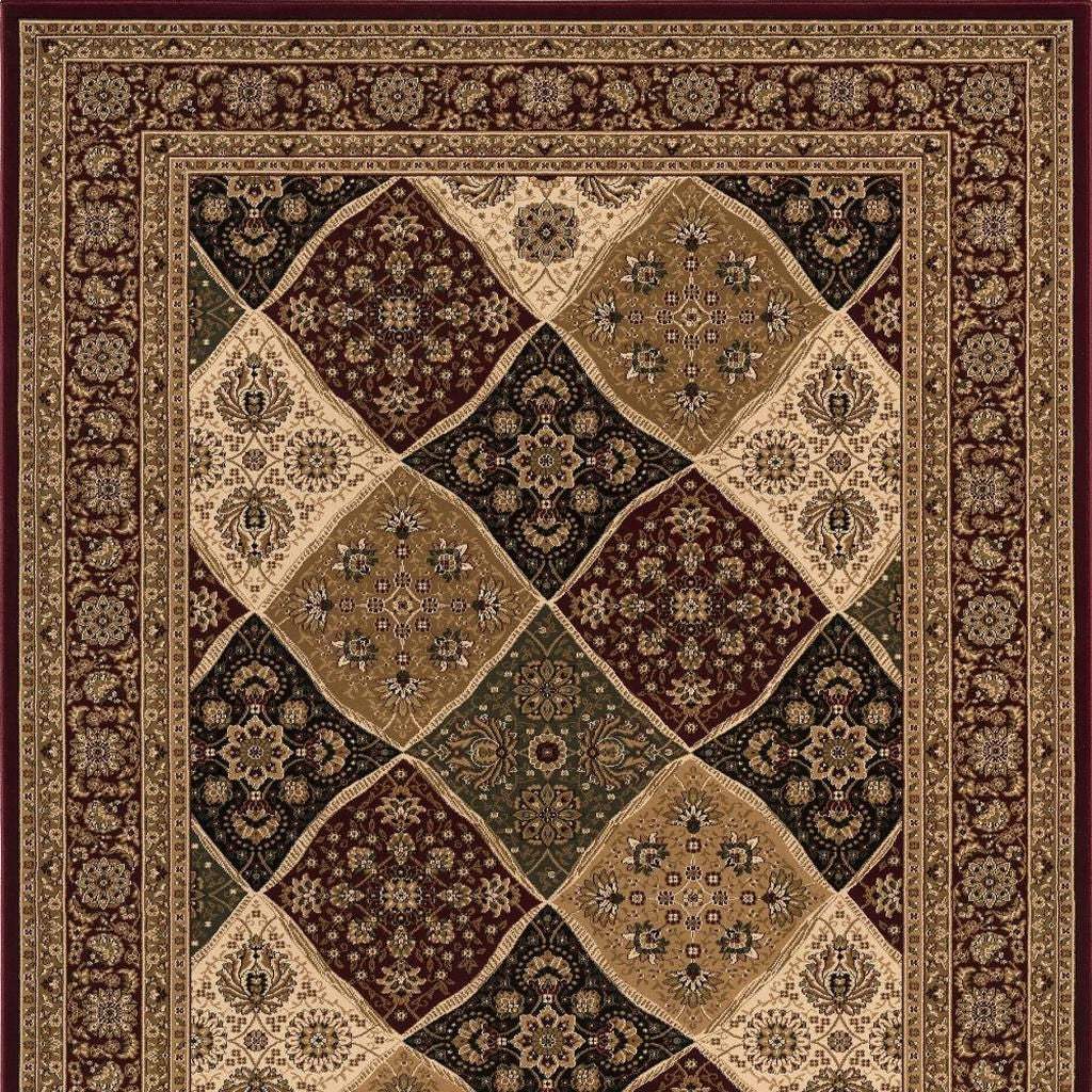 2' X 30' Red And Black Moroccan Area Rug - Homeroots - Flyclothing LLC