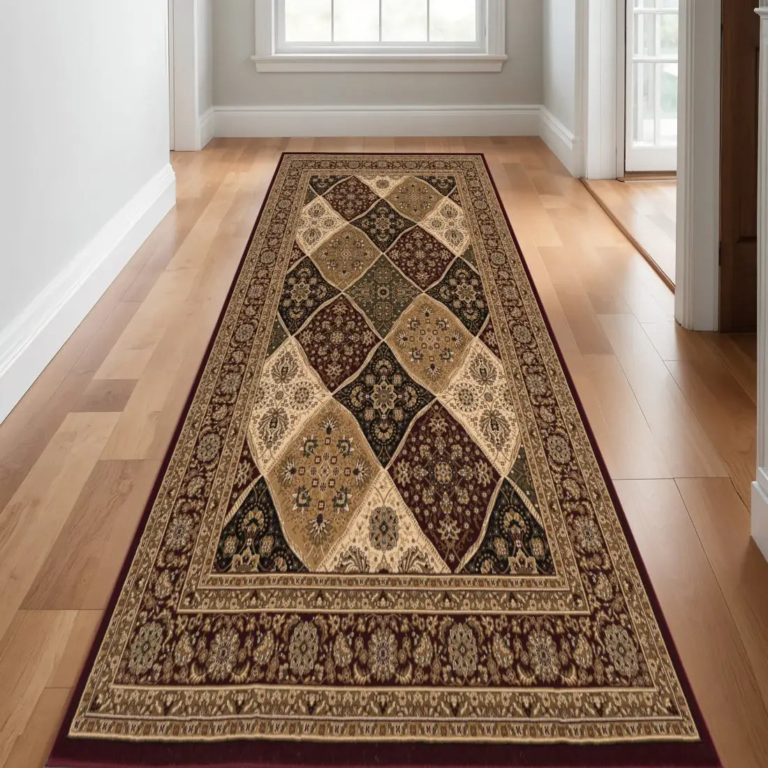 2' x 25' Red And Black Moroccan Runner Rug - Homeroots - Flyclothing LLC