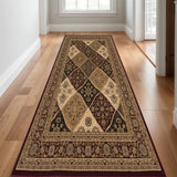2' x 25' Red And Black Moroccan Runner Rug - Homeroots - Flyclothing LLC
