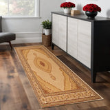 7' Beige And Cream Moroccan Runner Rug - Homeroots - Flyclothing LLC