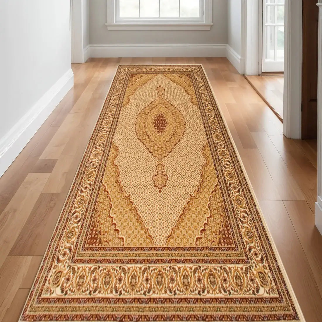 12' Beige And Cream Moroccan Runner Rug - Homeroots - Flyclothing LLC