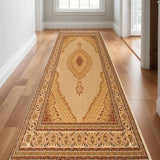 12' Beige And Cream Moroccan Runner Rug - Homeroots - Flyclothing LLC