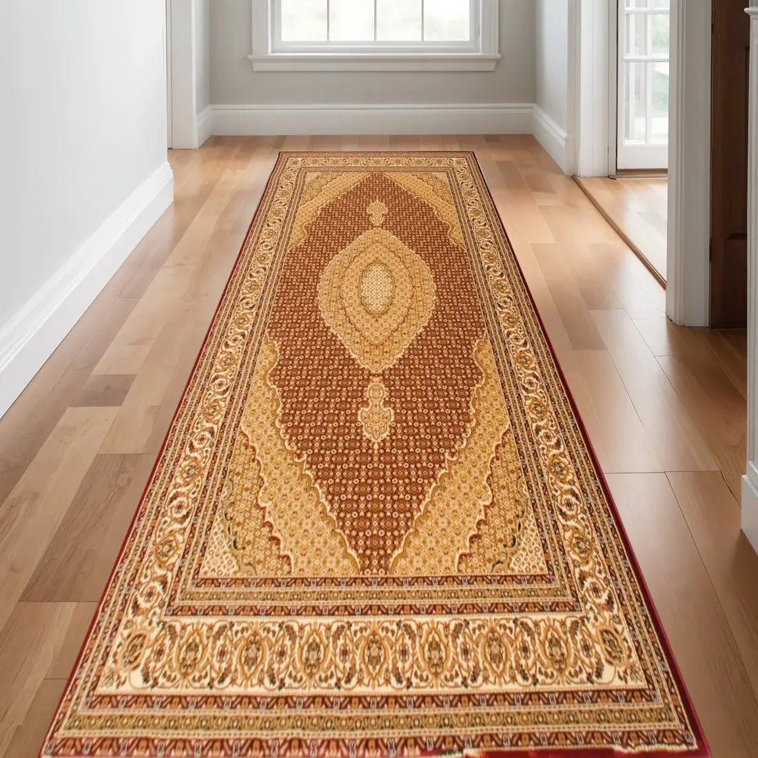 2' X 30' Red And Beige Moroccan Area Rug - Homeroots - Flyclothing LLC