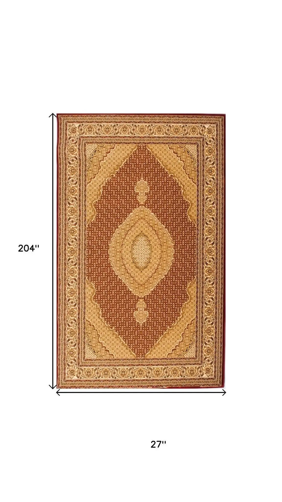 17' Runner Red And Beige Moroccan Runner Rug - Homeroots - Flyclothing LLC