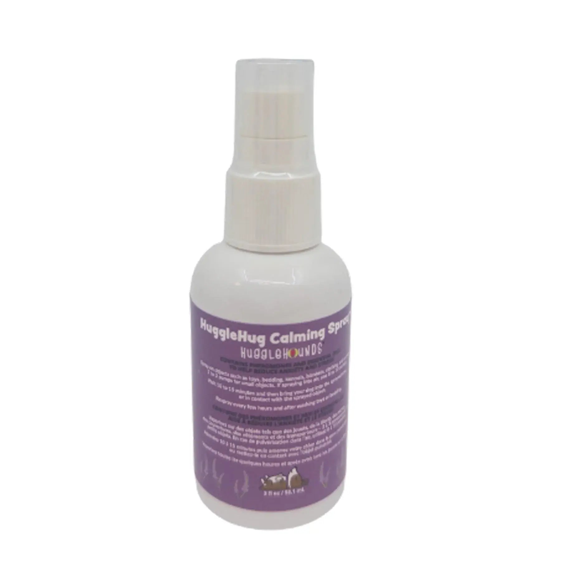 HuggleHug™ Lavender Bone & 2oz Calming Spray Dog Toy Set - HuggleHounds - Flyclothing LLC