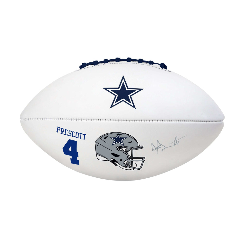 Dallas Cowboys Dak Prescott Players Full Size Autograph Football
