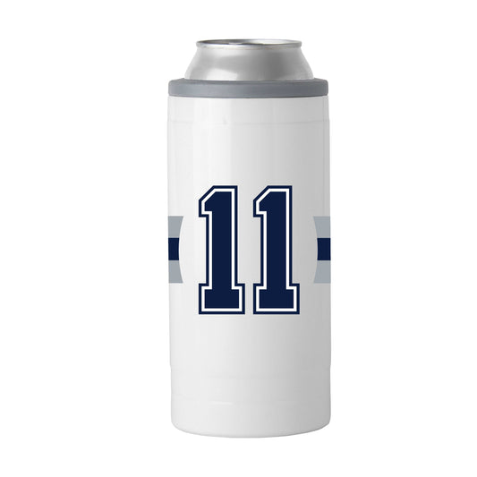 Dallas Cowboys Micah Parsons 12oz Stripe Slim Can Coolie - Logo Brands - Flyclothing LLC