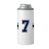 Dallas Cowboys Trevon Diggs 12oz Stripe Slim Can Coolie - Logo Brands - Flyclothing LLC
