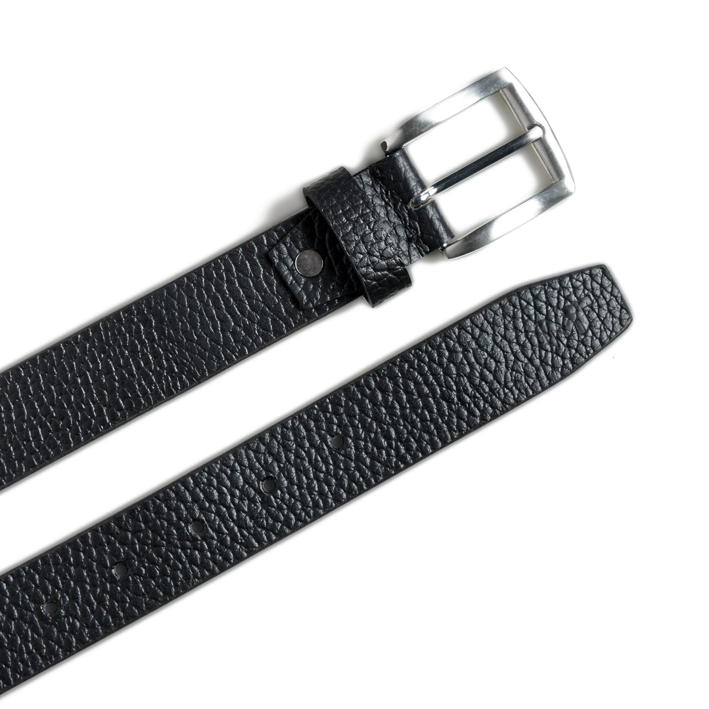 Nexus Black Leather Belt - Classy Leather Bags - Flyclothing LLC