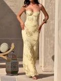 Sweetheart Neck Spaghetti Strap Maxi Dress - Trendsi - Flyclothing LLC
