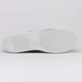 61-101-NVY OLYMPIAS Italian Calfskin and Crocodile Stripe, Navy - Zelli Italia - Flyclothing LLC