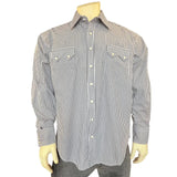 Rockmount Ranch Wear mens fine black stripe western shirt - Rockmount Clothing - Flyclothing LLC