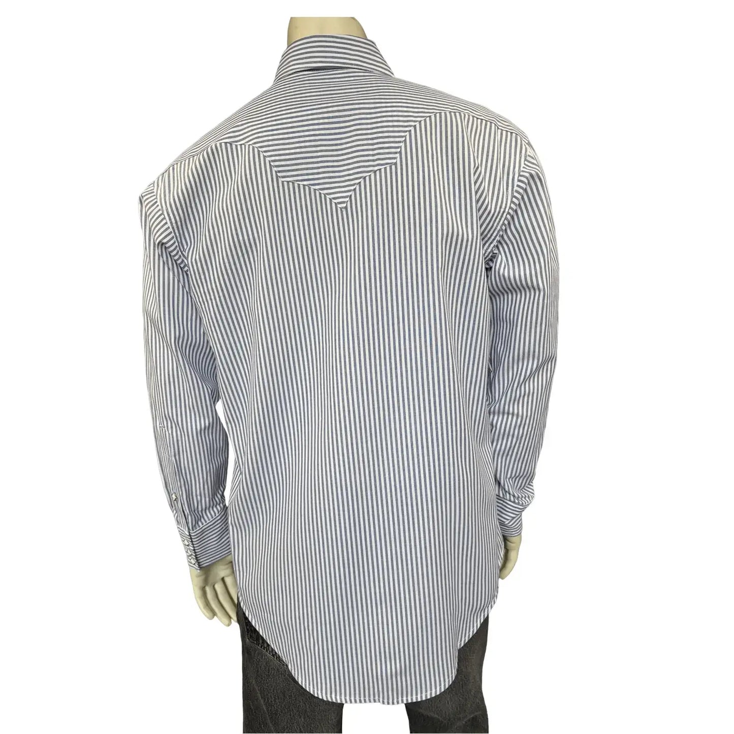 Rockmount Ranch Wear mens fine black stripe western shirt - Rockmount Clothing - Flyclothing LLC