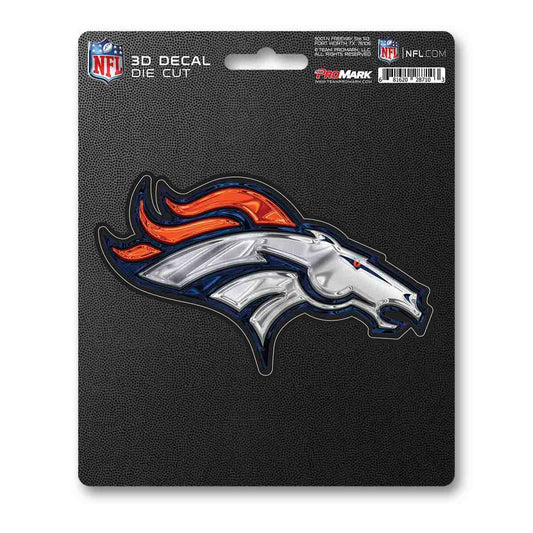 NFL - Denver Broncos 3D Decal - Logo Brands - Flyclothing LLC