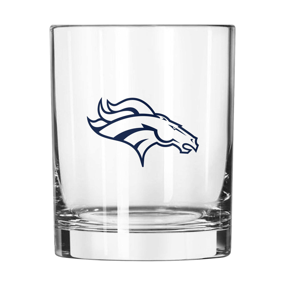 Denver Broncos 14oz Gameday Rocks Glass - Logo Brands - Flyclothing LLC