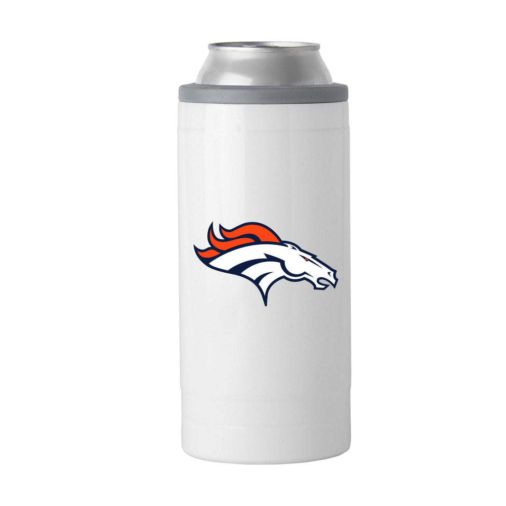 Denver Broncos Letterman 12 oz Slim Can Coolie - Logo Brands - Flyclothing LLC