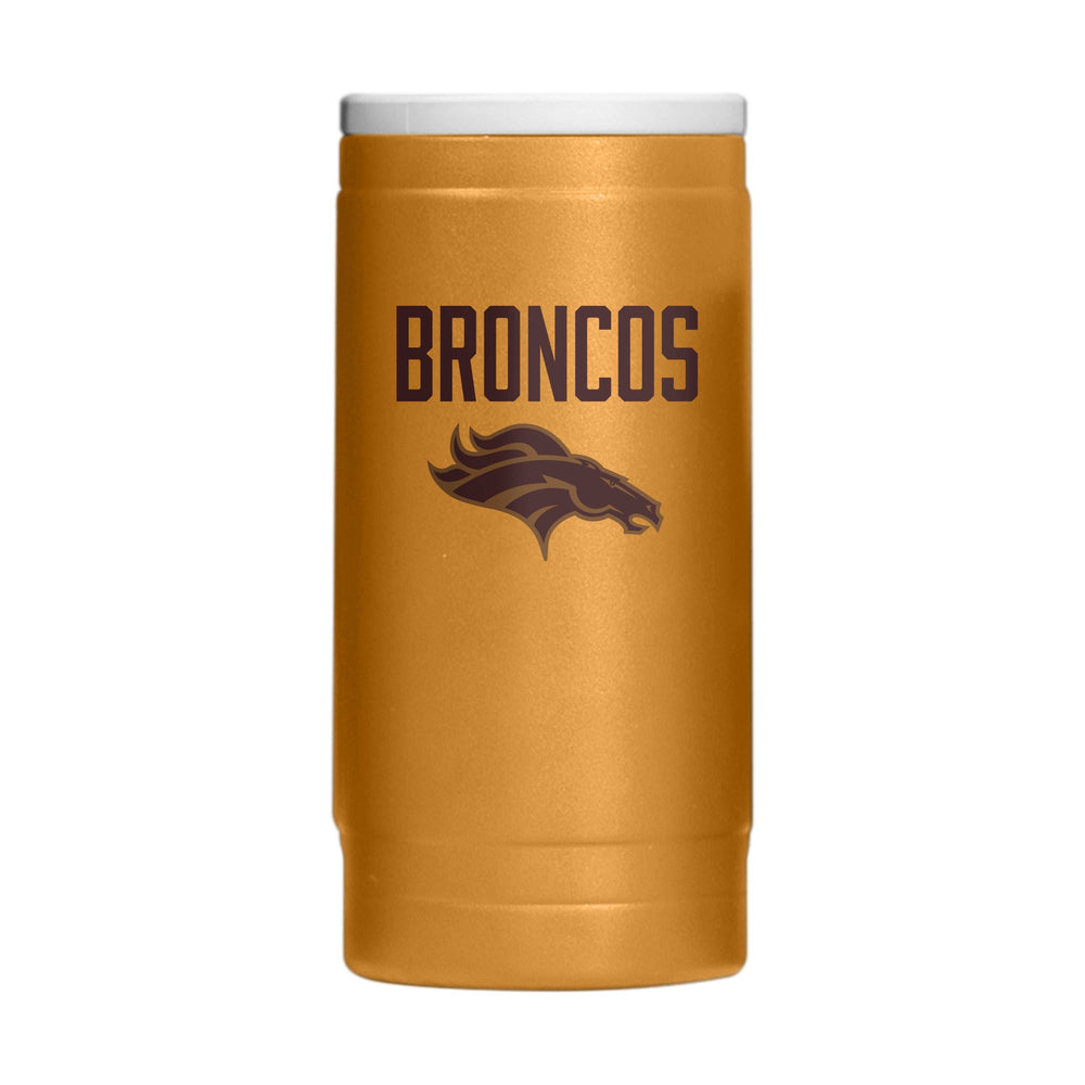 Denver Broncos Huddle Powder Coat Slim Can Coolie - Logo Brands - Flyclothing LLC