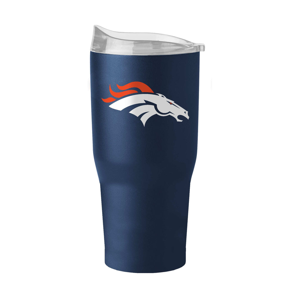 Denver Broncos 30oz Navy Flipside Powder Coat Tumbler - Logo Brands - Flyclothing LLC