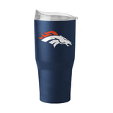 Denver Broncos 30oz Navy Flipside Powder Coat Tumbler - Logo Brands - Flyclothing LLC