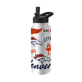 Denver Broncos 34oz Native Quencher Bottle - Logo Brands - Flyclothing LLC
