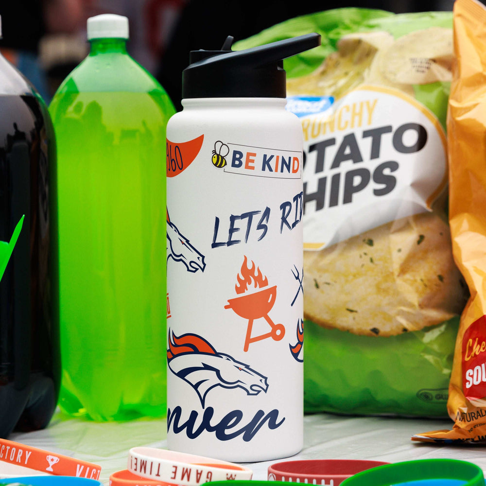Denver Broncos 34oz Native Quencher Bottle - Logo Brands - Flyclothing LLC